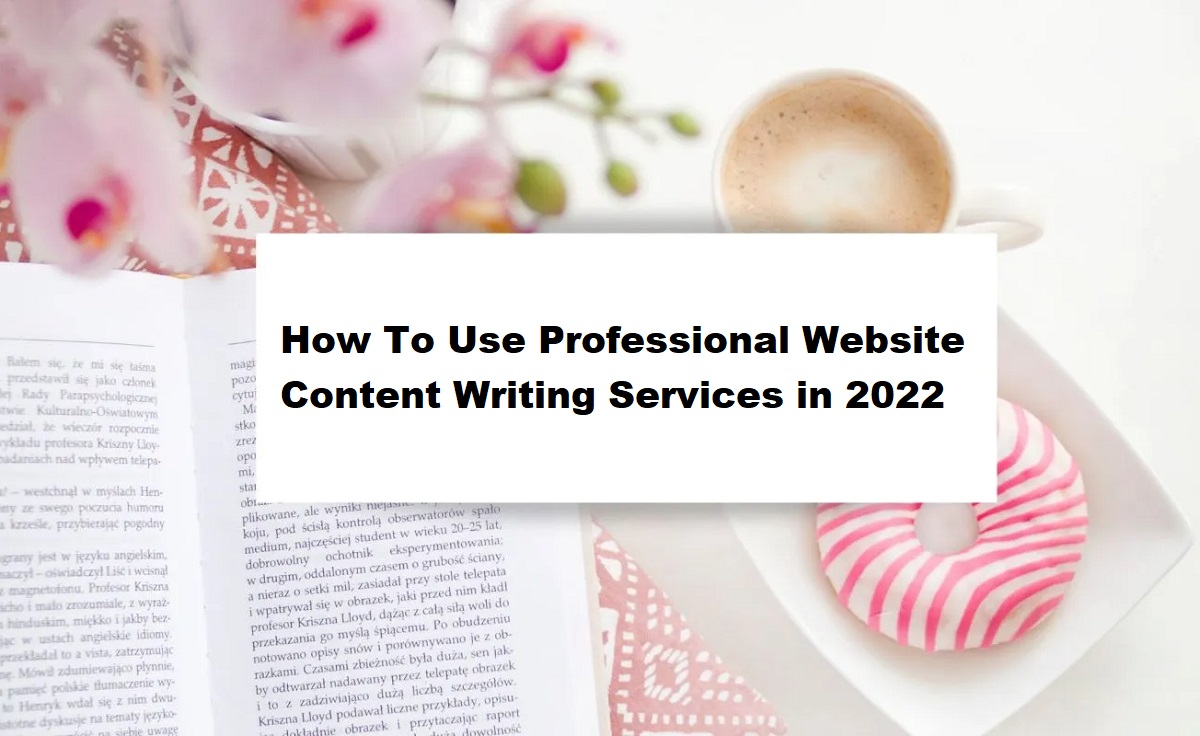 How To Use Professional Website Content Writing Services in 2022